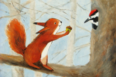 40. Eekhoorn en Specht 
